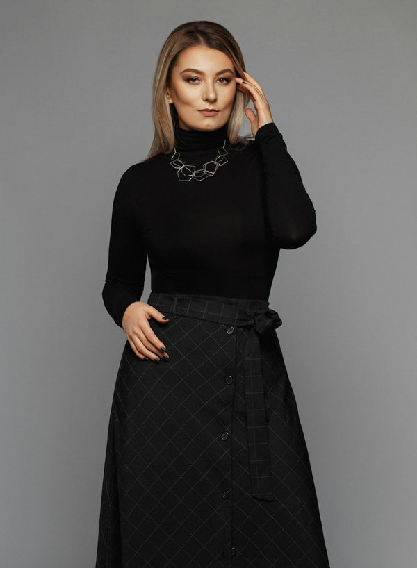 Pleated Top & Bottom Set with Shoulder Detail