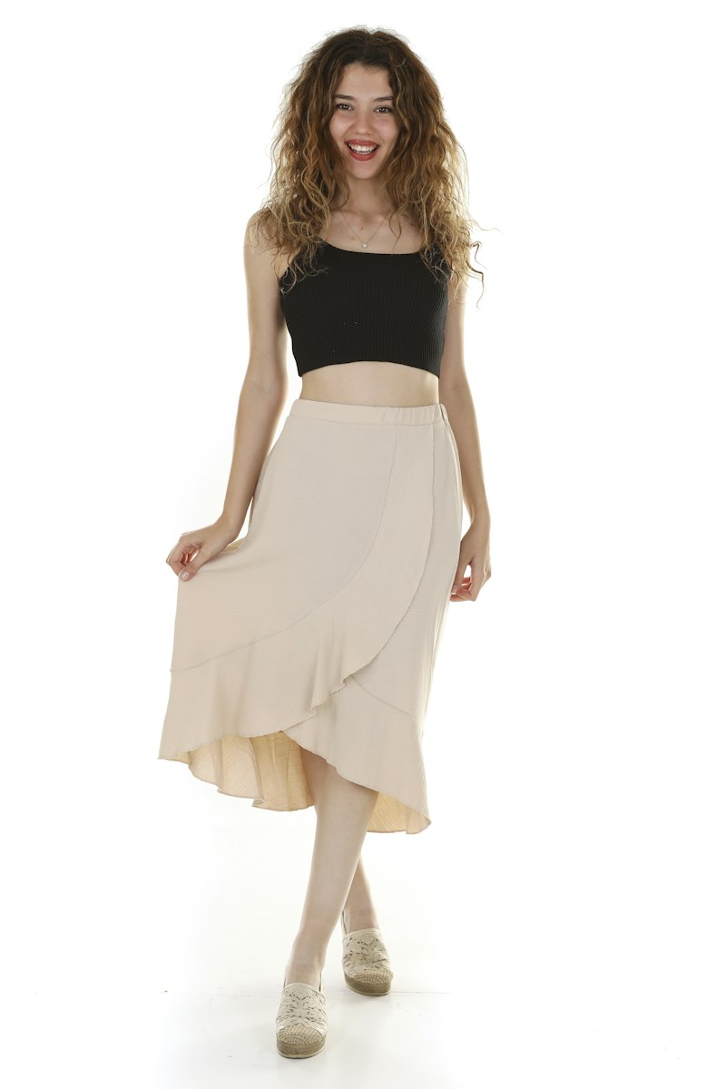 Elastic-Hem Pants - Multi
