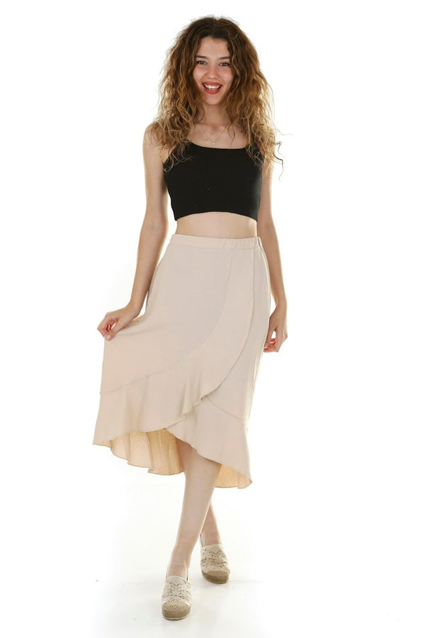 Elastic-Hem Pants
