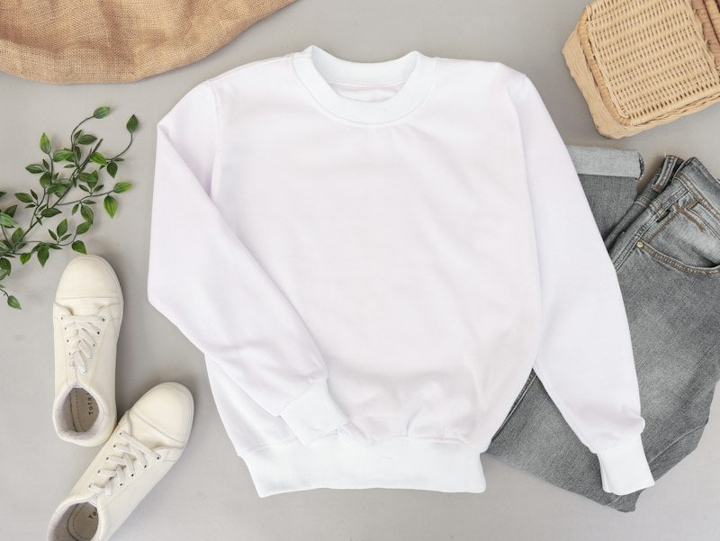 Striped Polo-Neck Knit Sweater - Pink